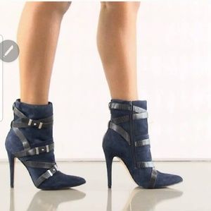 Guess suede high heel booties